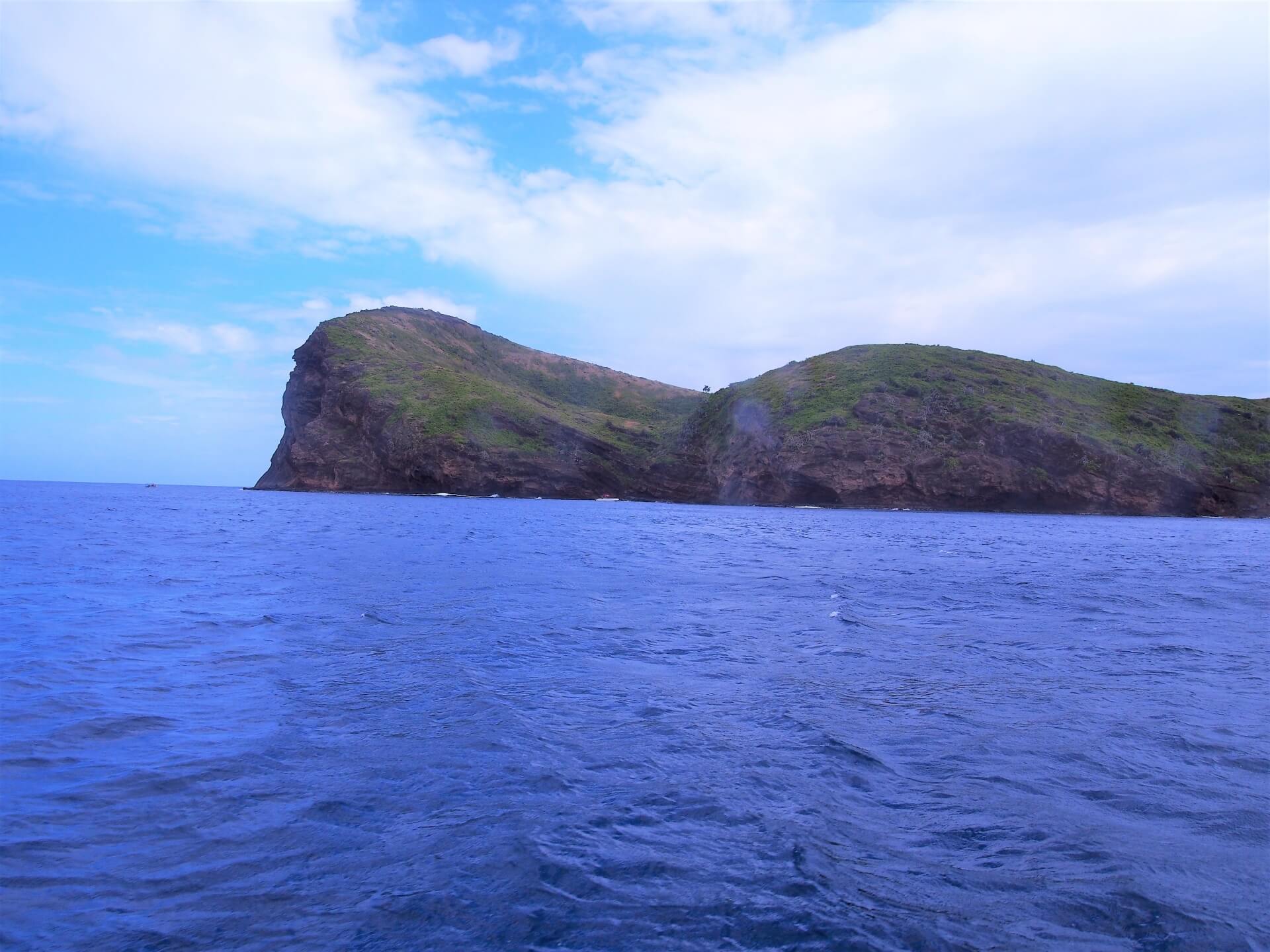 モーリシャス島の断崖絶壁